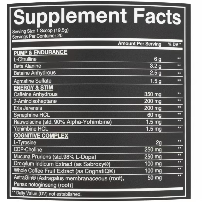 Souls 4 Sale | High-Stim Pre-Workout